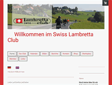 Tablet Screenshot of lambretta-club.ch